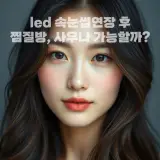 화정 골드클래스 근처 속눈썹 led연장 후 찜질방, 사우나...