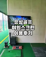야외스크린 이용후기(feat.공이 날라가는 방향이 보이는...