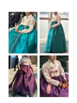 부산 롯데시그니엘 호텔예식 혼주한복 대여 가비한복
