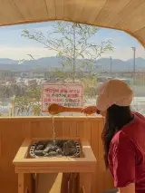 아산 온천 여행 탕정 더프라하 스파 야외 노천탕 찜질방